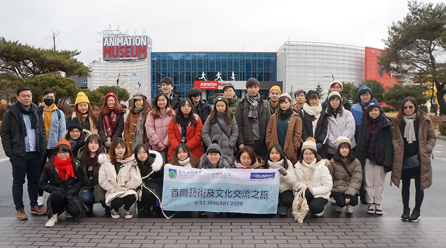 Creative arts students experience Korean art and culture in Seoul study tour