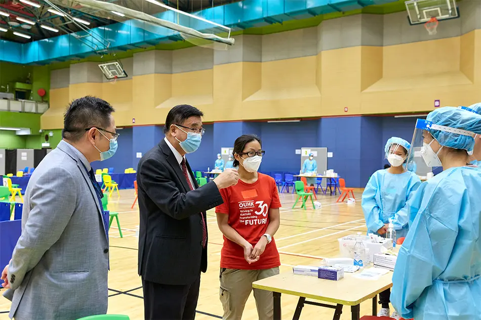 OUHK students, alumni and teachers participated in The Universal Community Testing Programme
