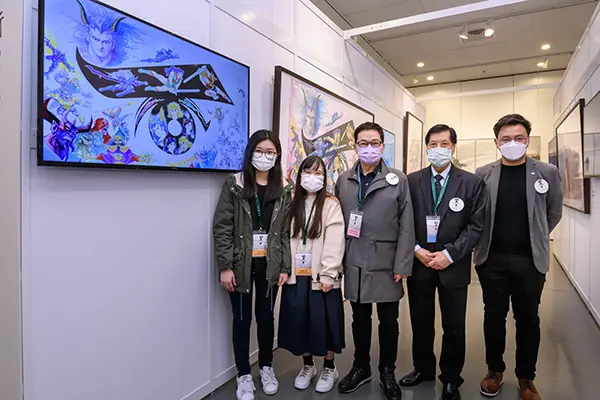 創意藝術學生揉合藝術與科技  參與全球水墨畫大展