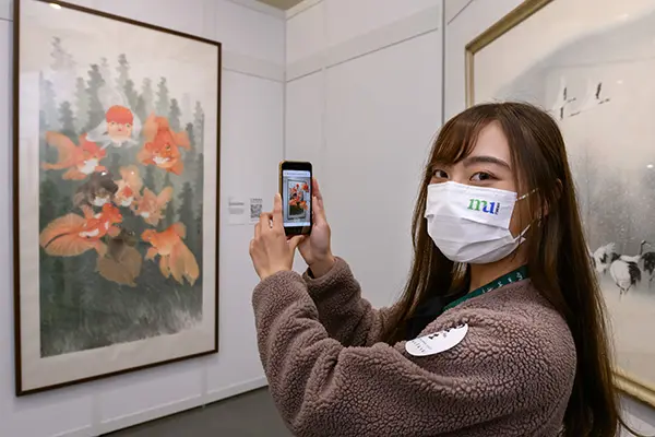 創意藝術學生揉合藝術與科技  參與全球水墨畫大展