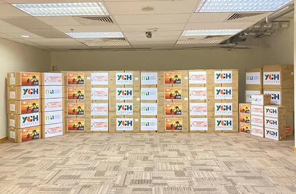 HKMU receives anti-epidemic materials from Youth of Guangzhou and Hong Kong Association