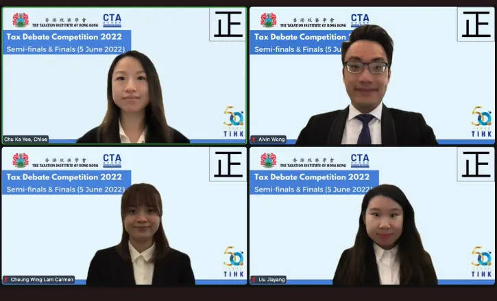 Accounting students win the second runner-up in tax debate competition
