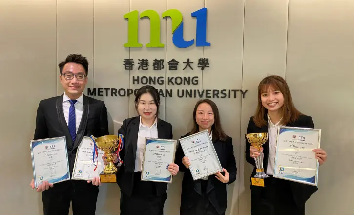 Accounting students win the second runner-up in tax debate competition