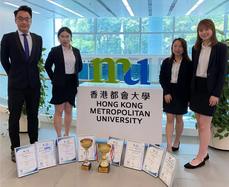 Accounting students win the second runner-up in tax debate competition