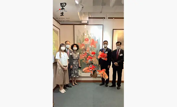 Creative Arts students integrate traditional ink painting with modern technology in Ink Global 2022