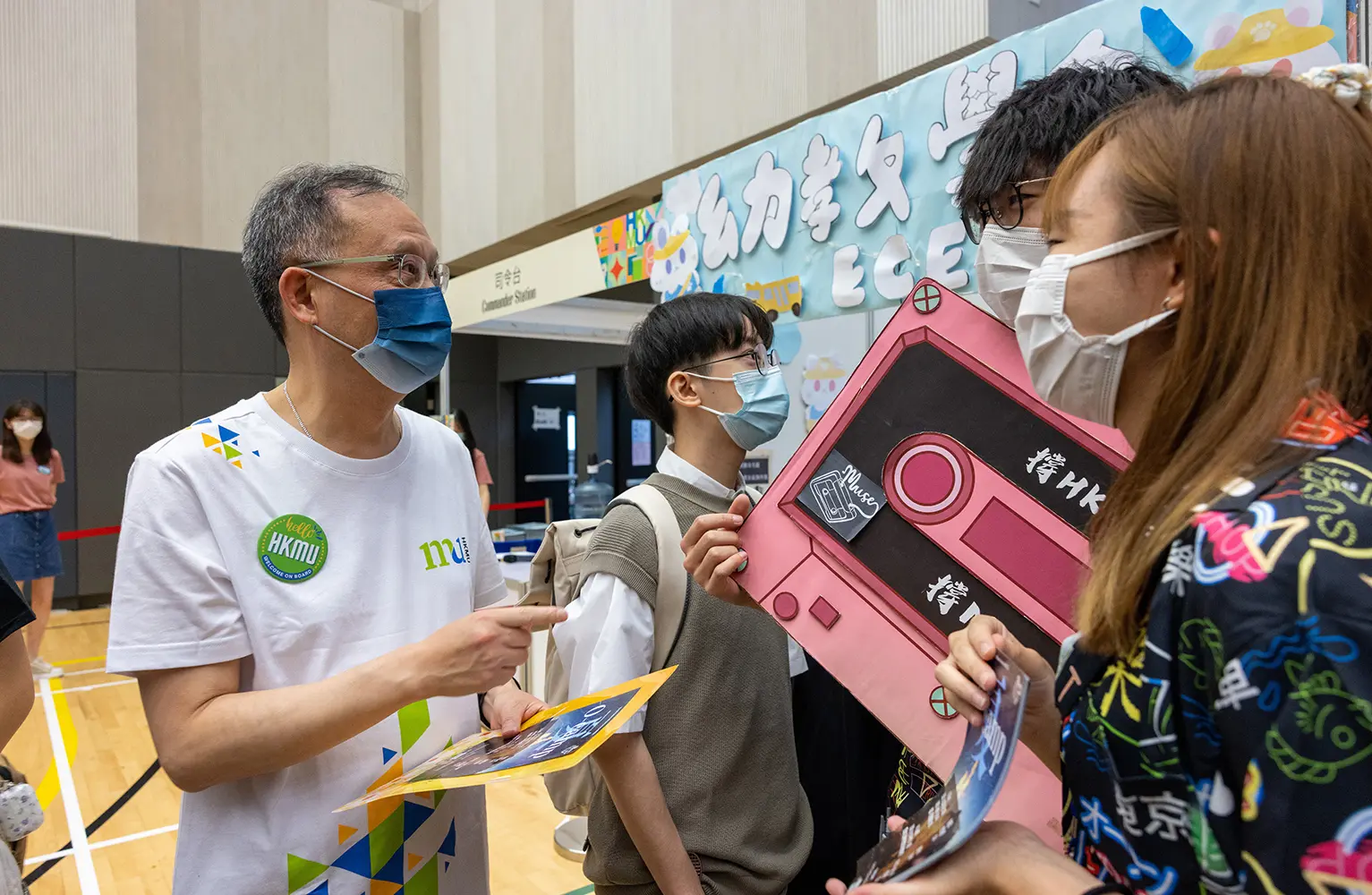 HKMU President welcomes freshmen on campus