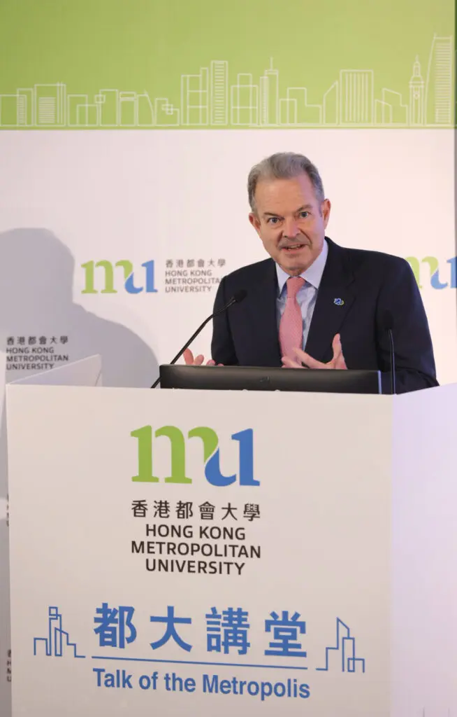 CLP CEO discusses energy challenges at HKMU's Talk of the Metropolis