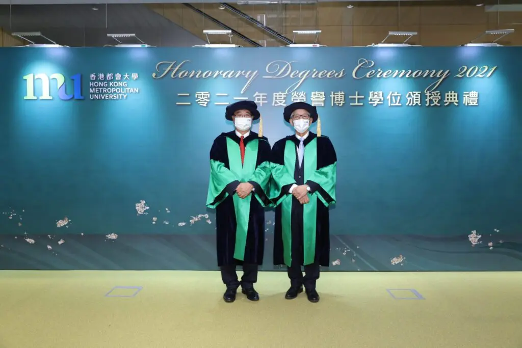 HKMU confers Honorary Degrees on three outstanding academics