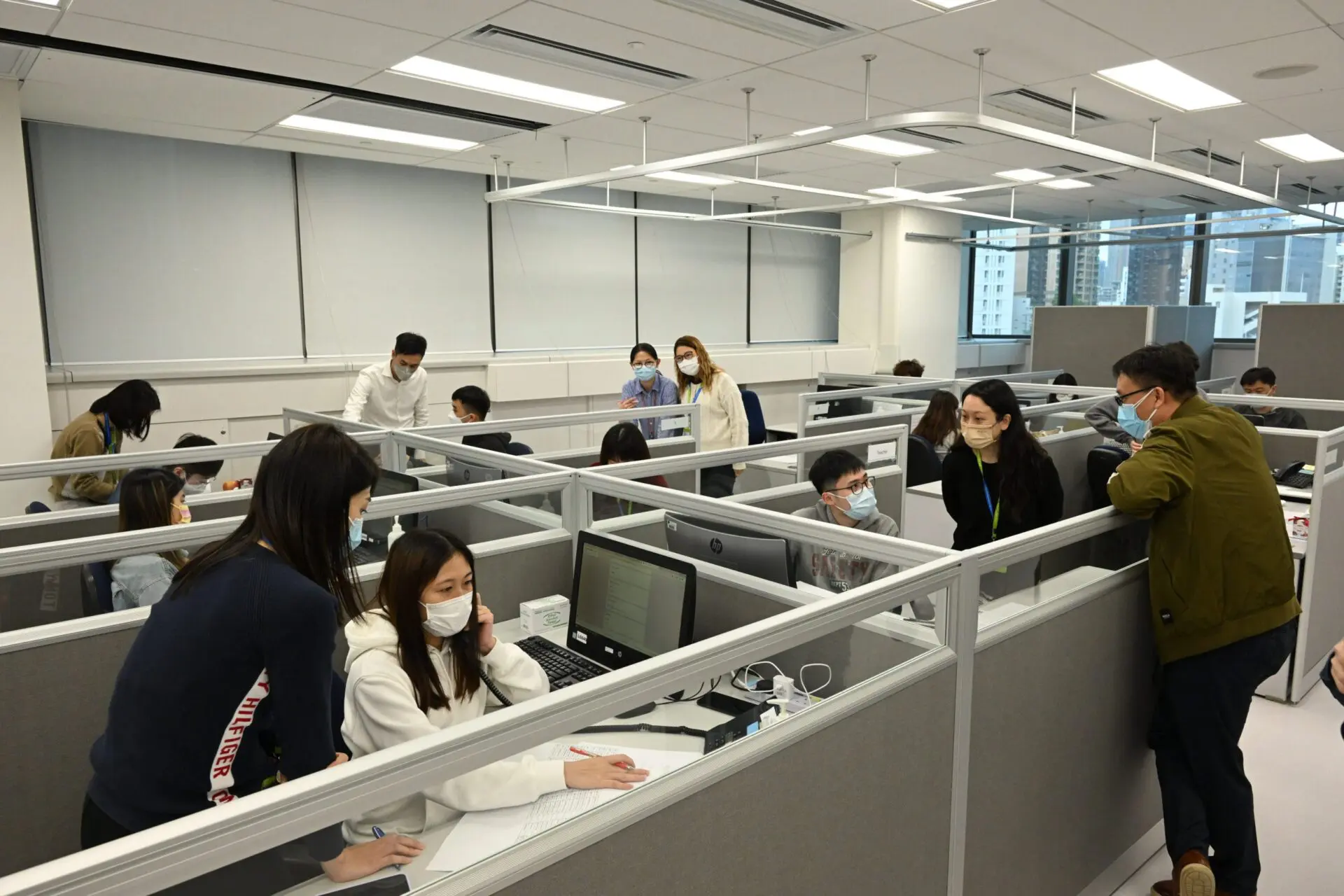 HKMU sets up support centre for Hospital Authority's COVID-19 hotline