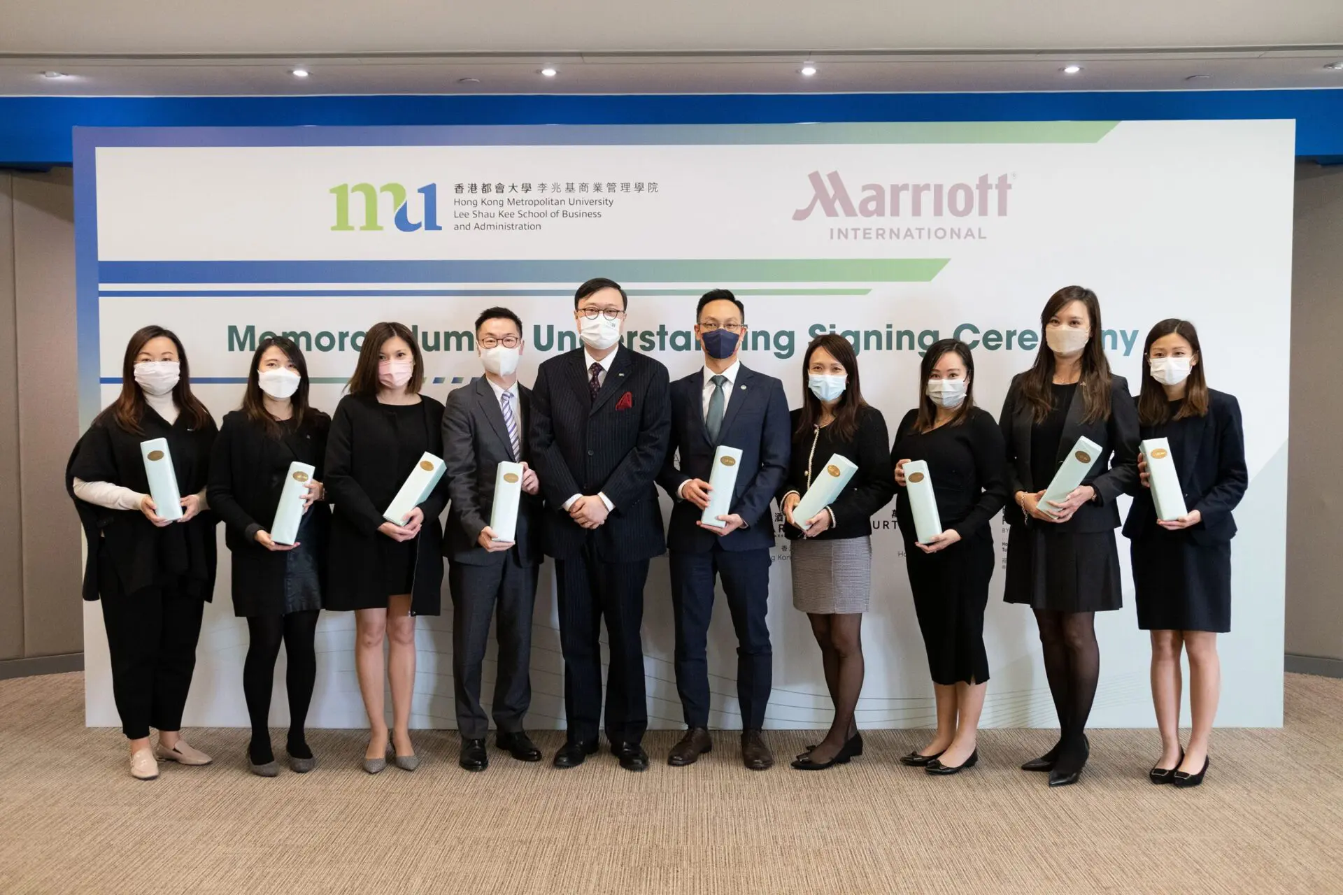 HKMU signs MOU with Marriott International Hong Kong to nurture talents for tourism and hospitality industry