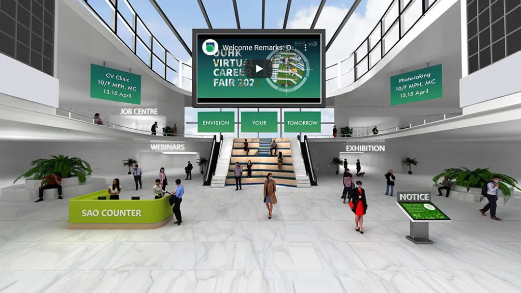 OUHK Organises Virtual Career Fair