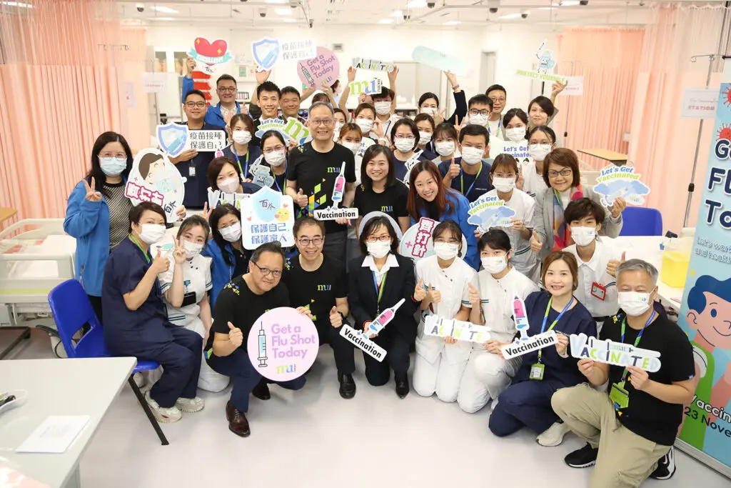 HKMU organises the first-ever “HKMU Vaccination Days” to prevent the spread of viruses and protect community health