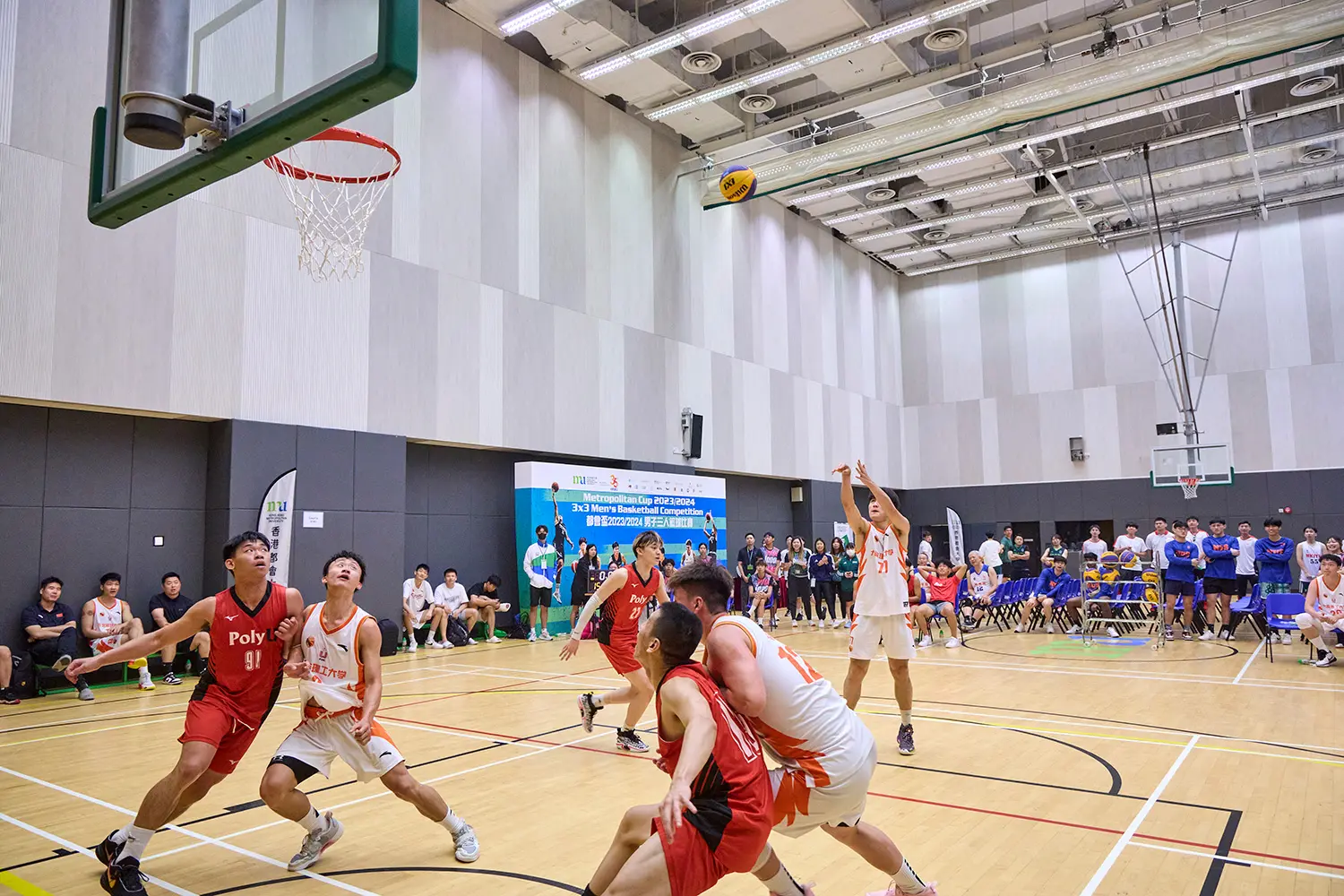 “Metropolitan Cup” 3x3 Basketball Tournament featuring 18 basketball teams from Chinese and foreign tertiary education institutions