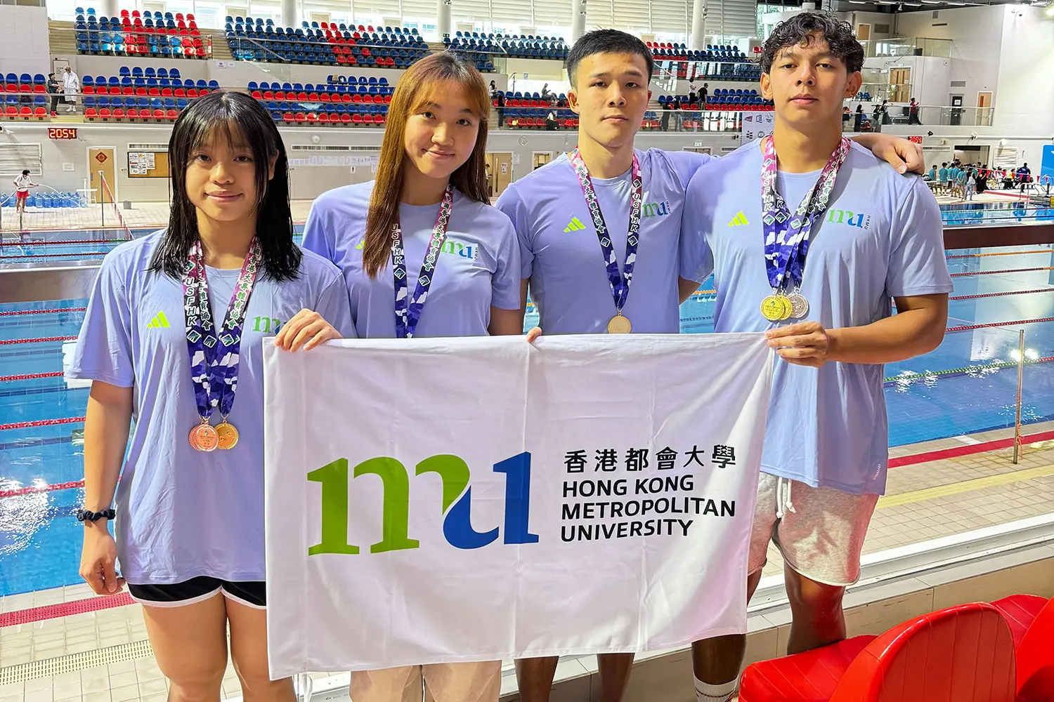 Laurels for HKMU swimmers at USFHK Aquatic Meet