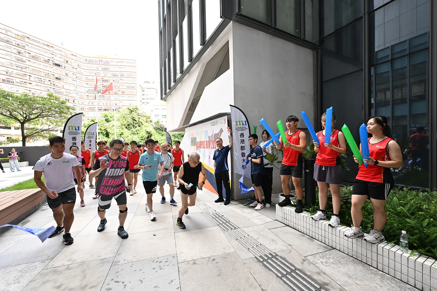 HKMU Campus Run 2024 celebrates the 35th anniversary with HKMUers while promoting physical and mental health
