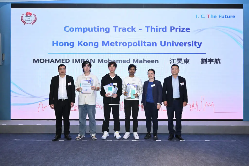 Student team from School of Science and Technology garners Third Prize at Huawei ICT Competition Hong Kong