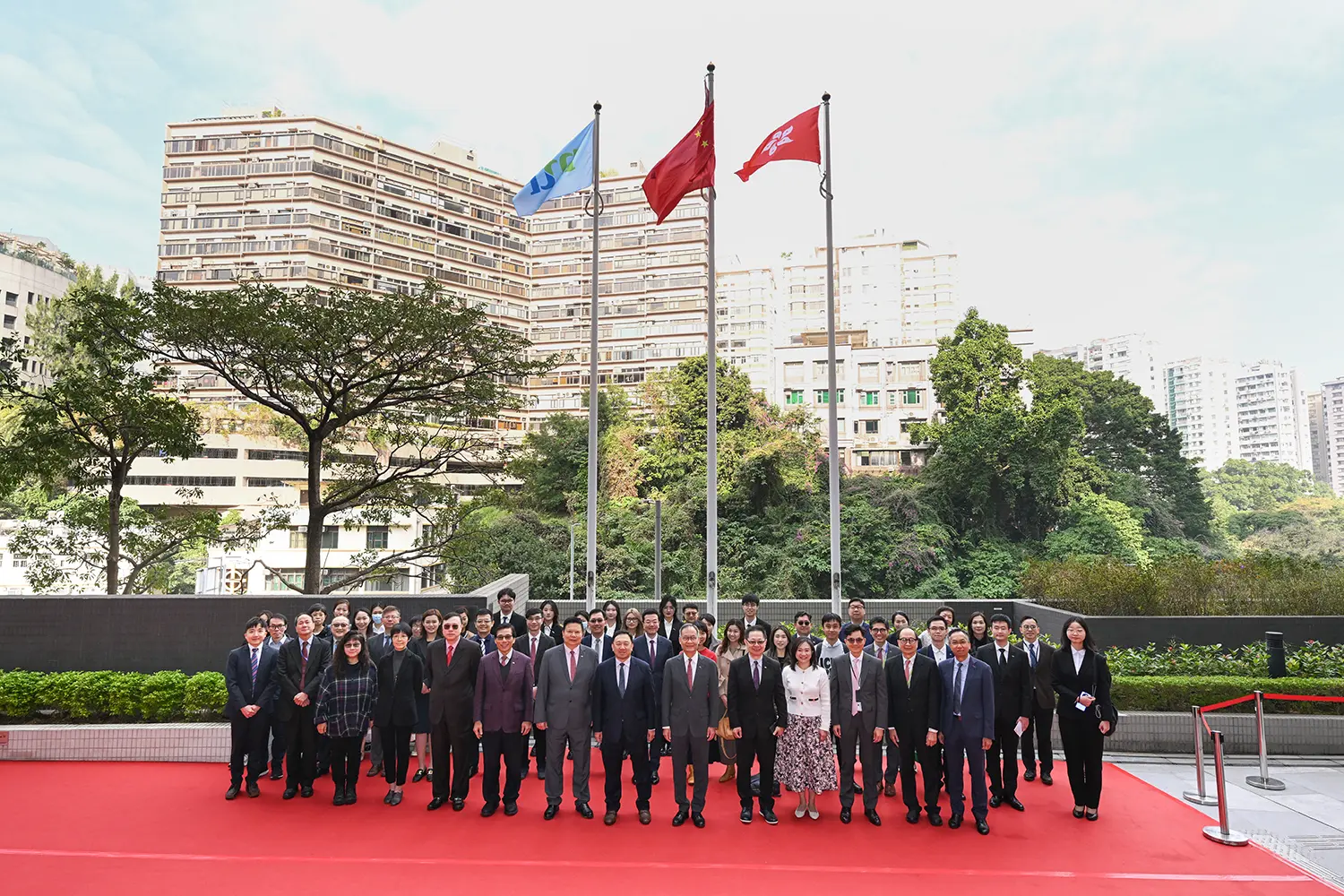 HKMU holds National Flag-Raising Ceremony on New Year's Day