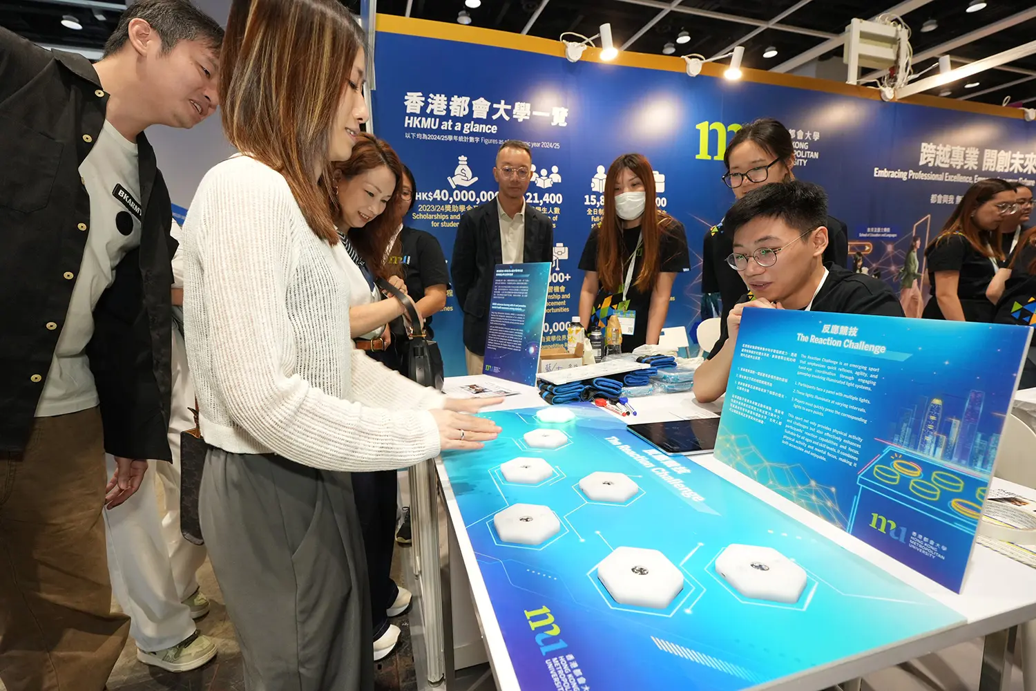HKMU participates in Learning & Teaching Expo 2025, showcasing its achievements in promoting AI and educational technology