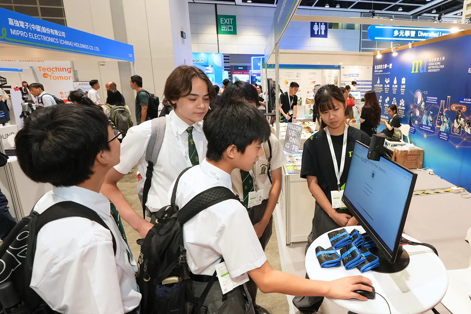HKMU participates in Learning & Teaching Expo 2025, showcasing its achievements in promoting AI and educational technology