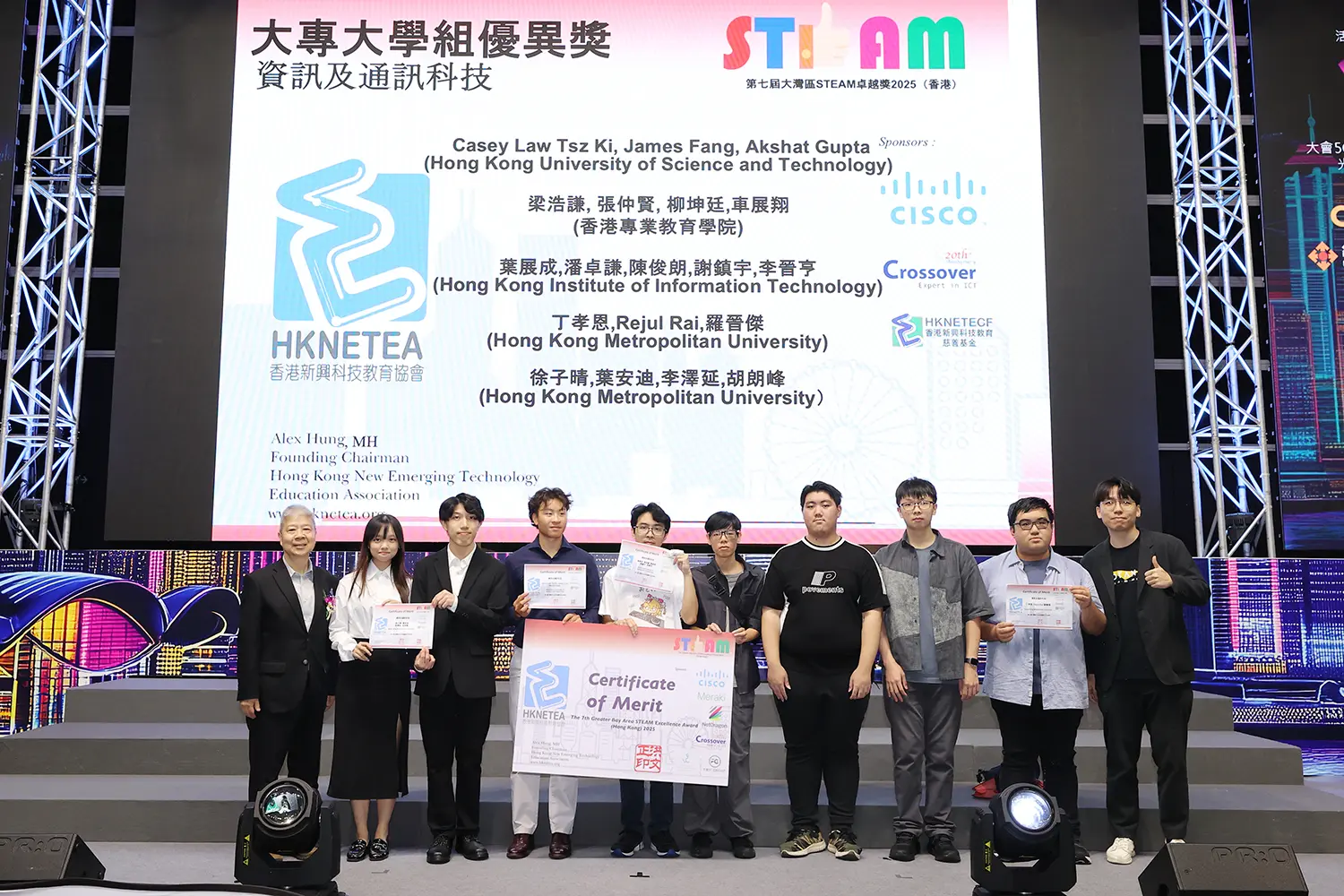 Laurels for School of Science and Technology students at the Greater Bay Area STEAM Excellence Award