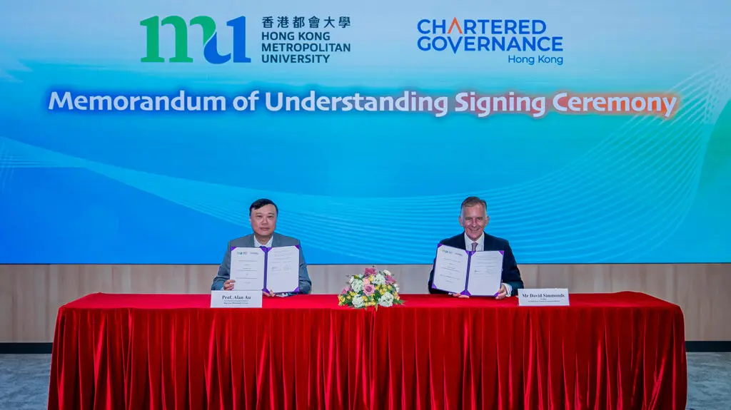HKMU and HKCGI sign MoU to strengthen sports governance in Hong Kong