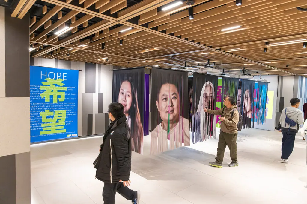 Photographic installation exhibition “HOPE” promotes positivity and optimism among students