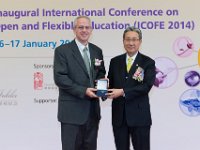 iCOFE2014 0131 : OpeningCeremony, Prof. David Wiley, Prof. John C Y Leong